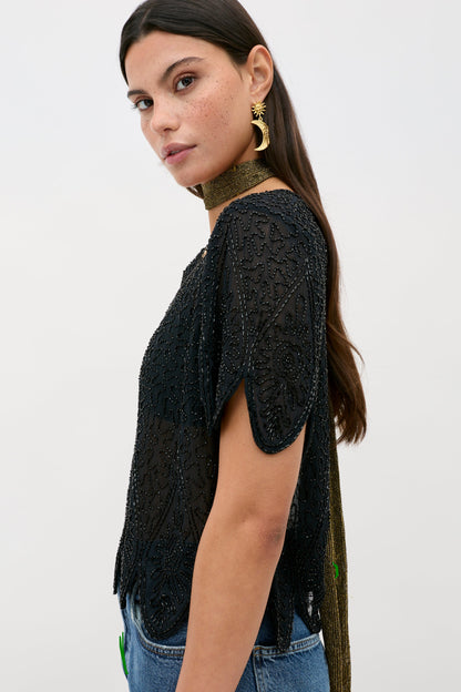 Ainsleigh  -  Florence Embellishment Antique Black