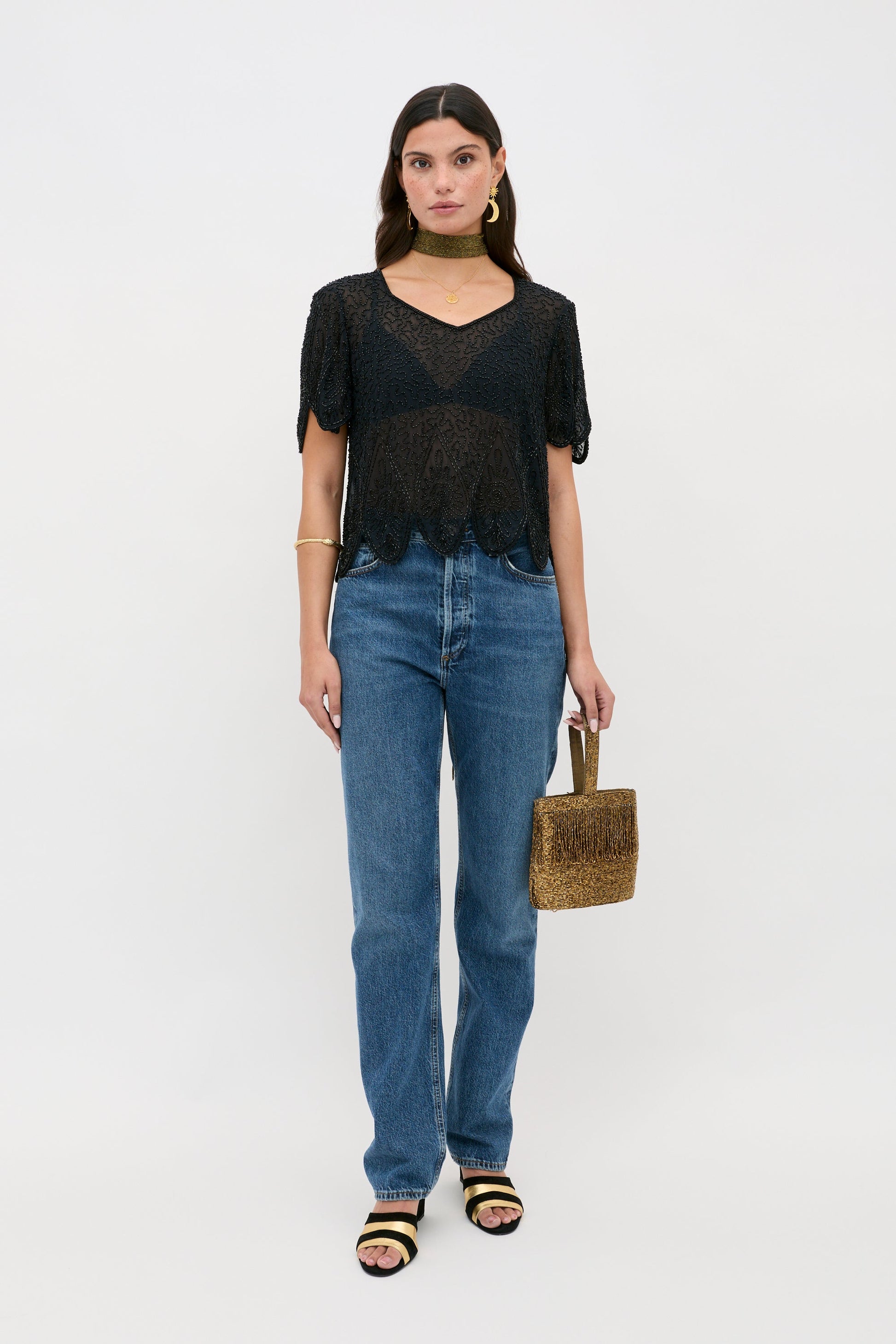 Ainsleigh  -  Florence Embellishment Antique Black