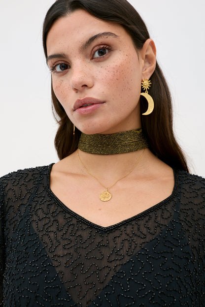 Ainsleigh  -  Florence Embellishment Antique Black