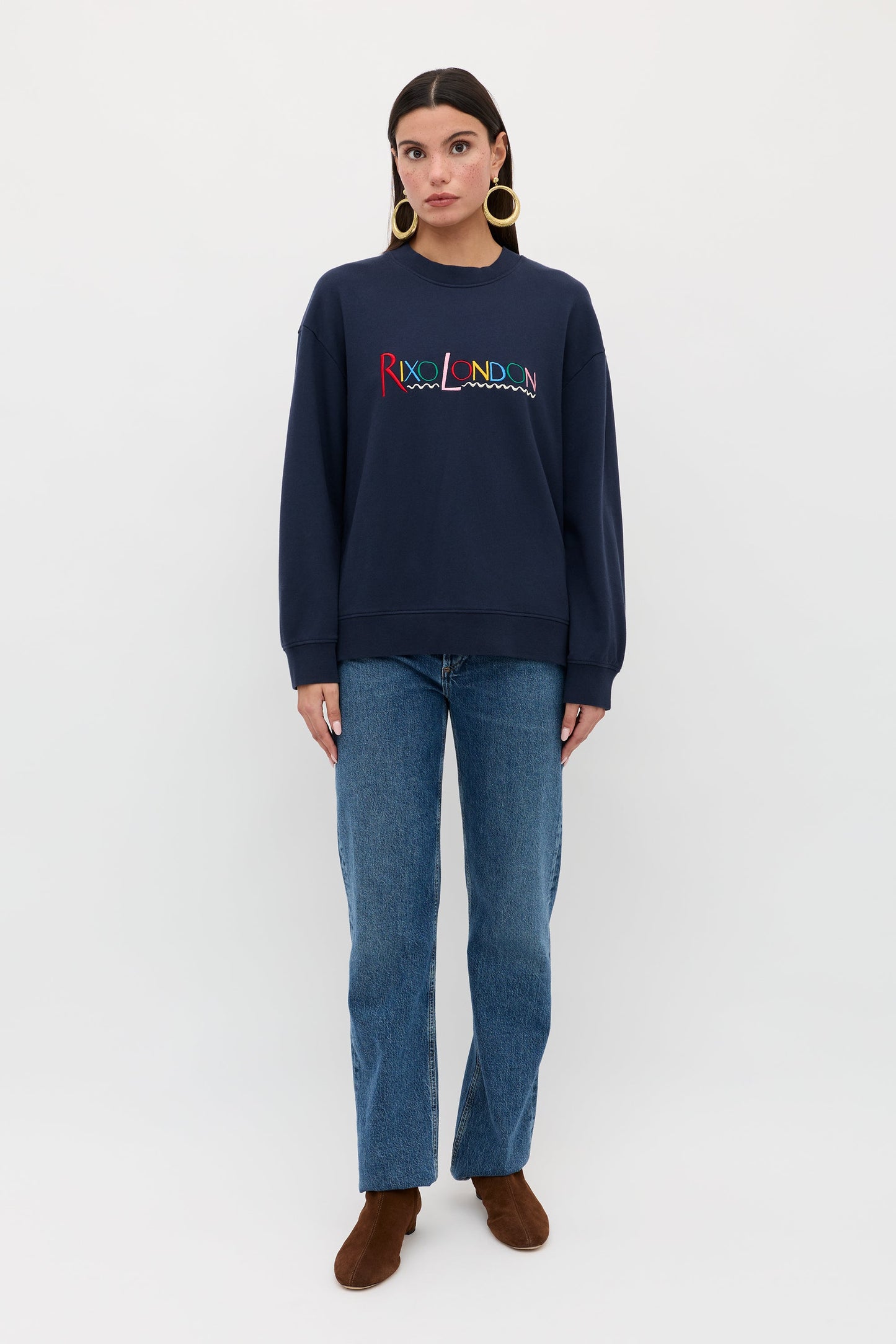 Blaze  -  London Embroidery Navy