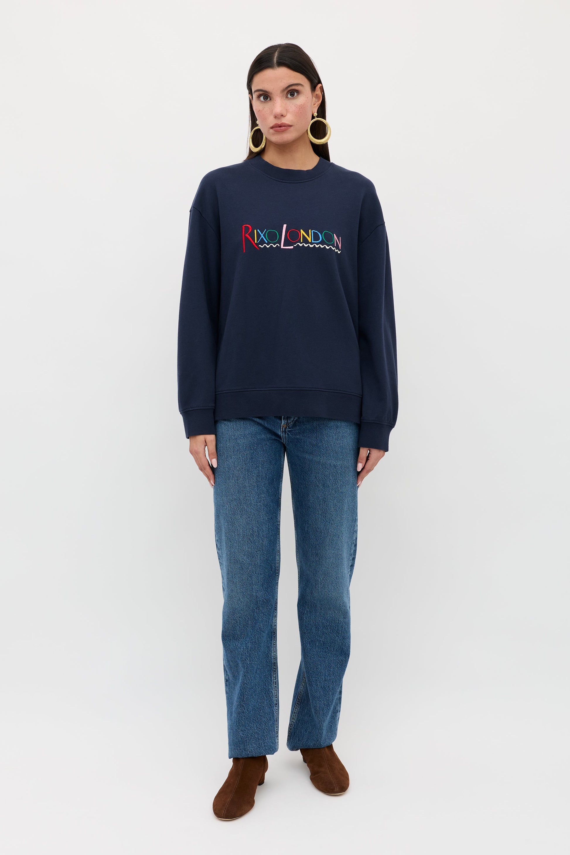 Blaze  -  London Embroidery Navy