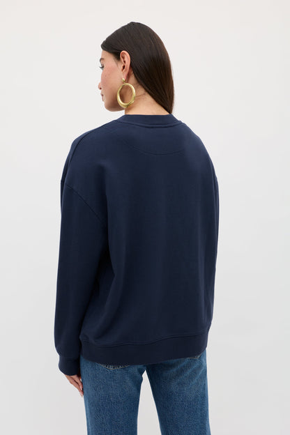 Blaze  -  London Embroidery Navy