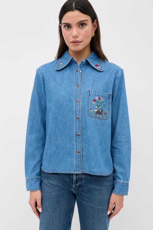 Edaline -  Sadie Embroidery Light Vintage