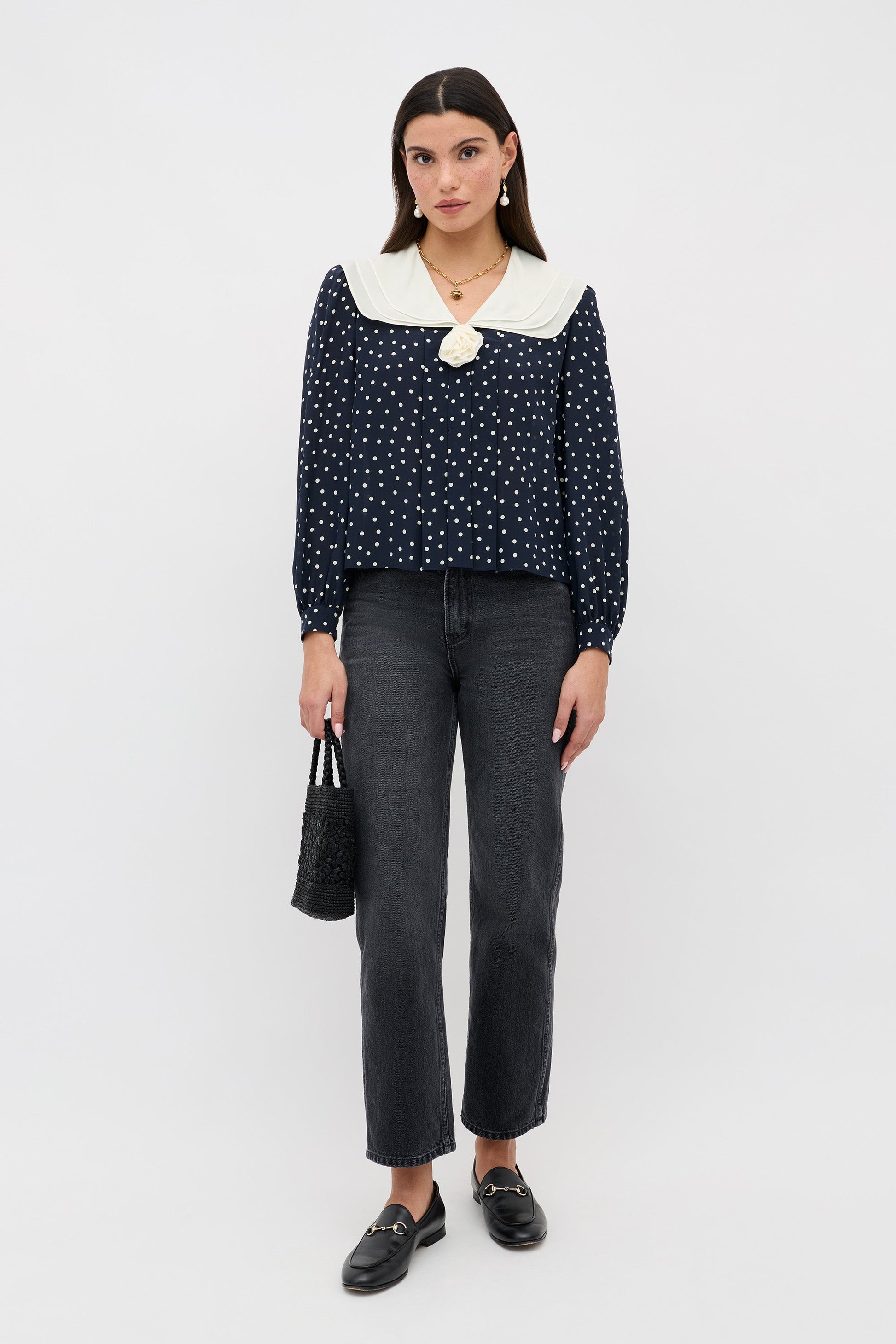Emelin -  Layla Dot Navy