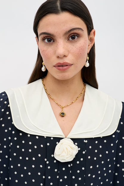 Emelin -  Layla Dot Navy