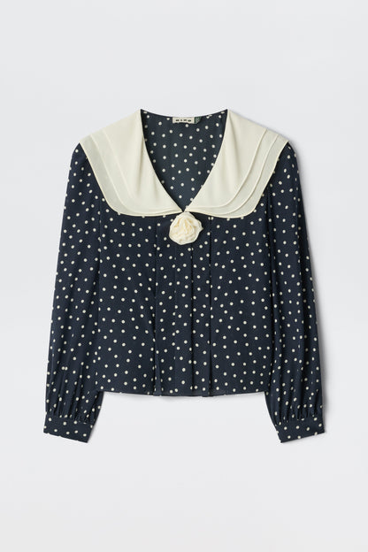 Emelin -  Layla Dot Navy