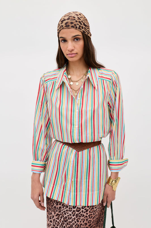 Ashlynn - Maxime Stripe Ivory
