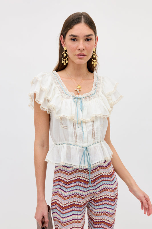 melisa top ivory