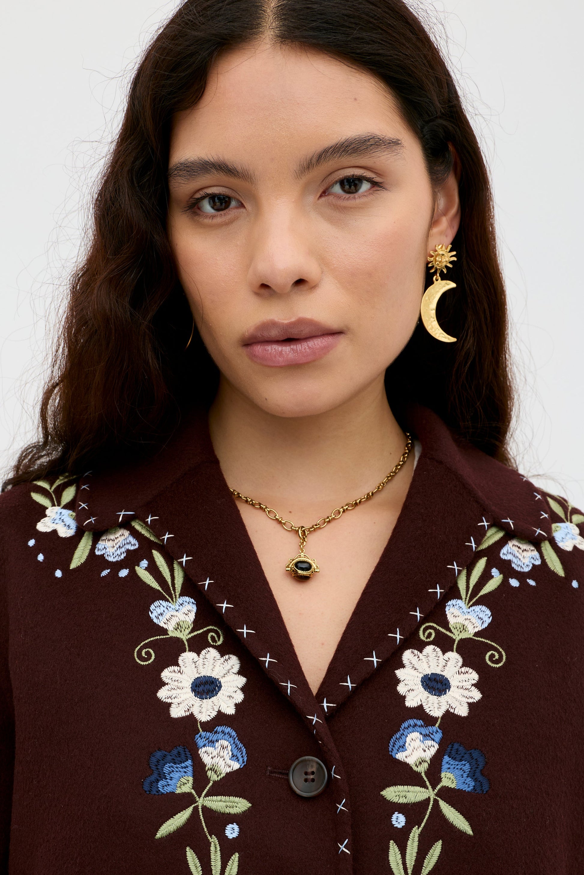 Jude - Bliss Embroidery Brown
