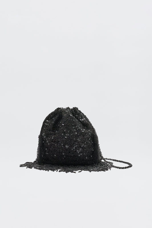 Orla  -  Vintage Scatter Embellishment Black