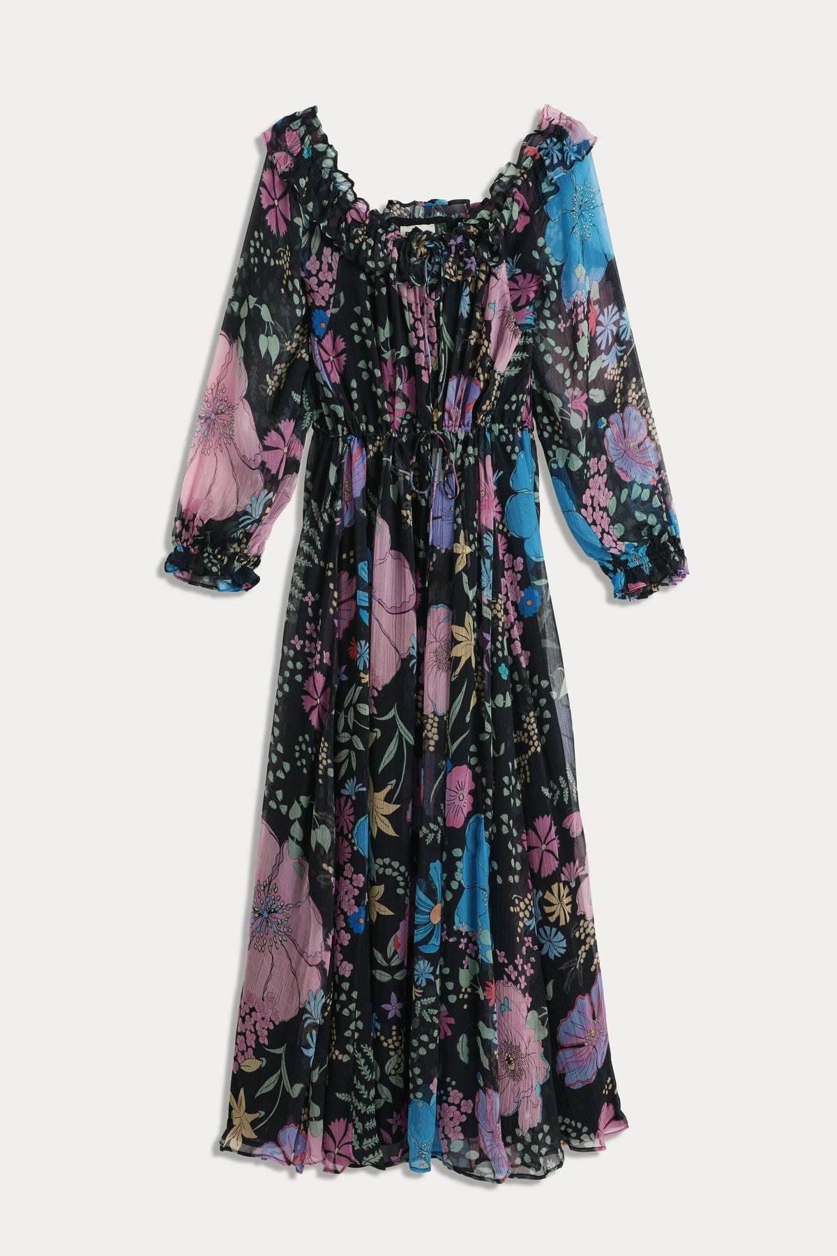 Alina  -  Bhatia Floral Black