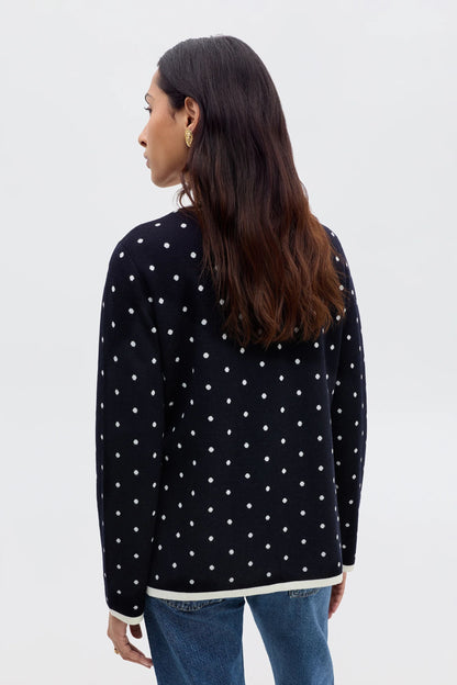Mirja - City Spot Jacquard Navy