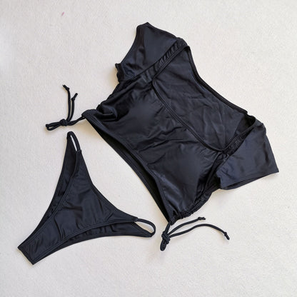 Short Sleeve Bikini Set