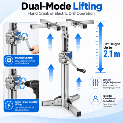 2.1 M Adjustable Heavy-Duty Professional Lifting Equipment Set