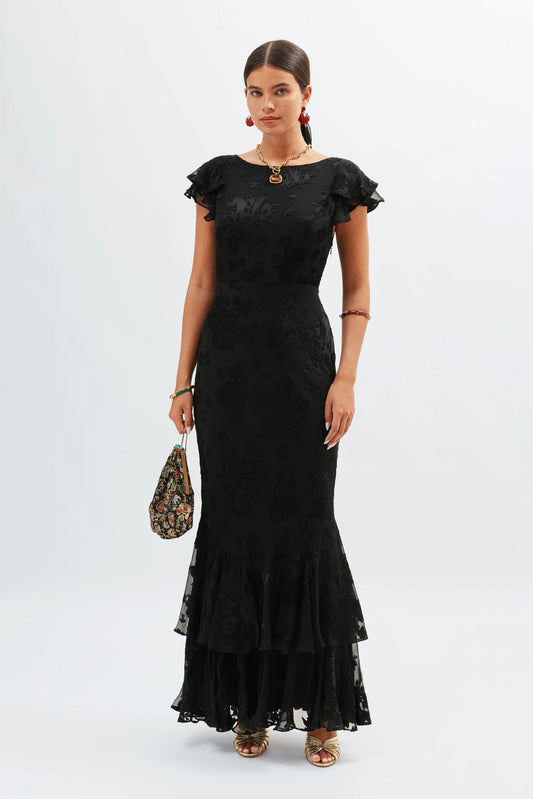 Ordinia  -  Bouquet Devore Black