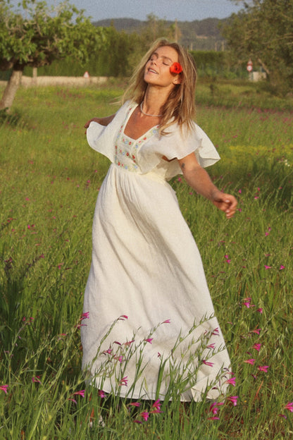 Jimena - Genoa Embroidery Cream