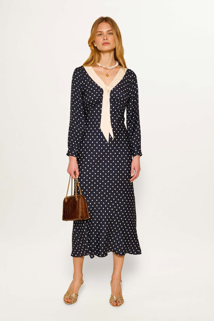 Lotta - Polka Dot Deep Navy