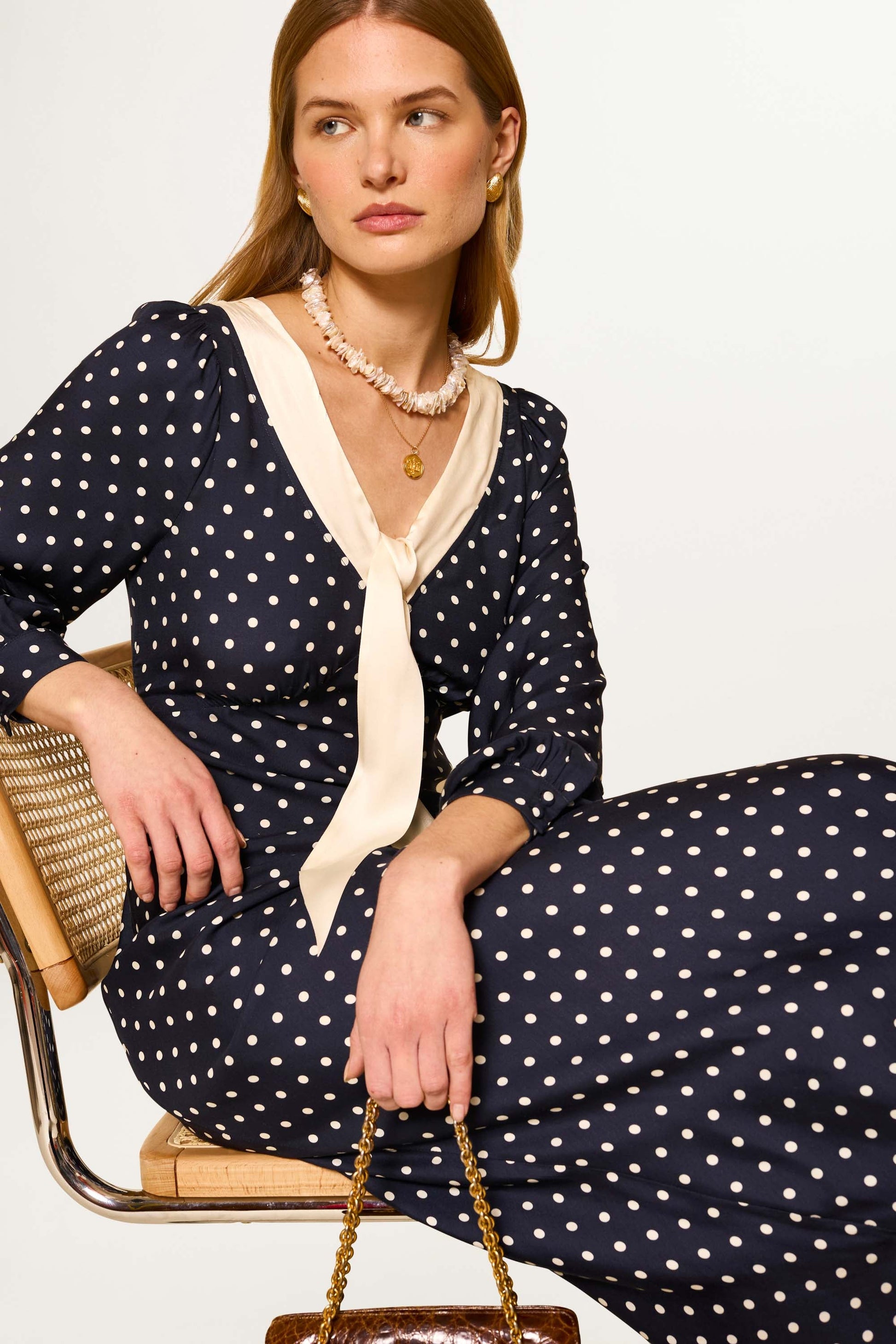 Lotta - Polka Dot Deep Navy
