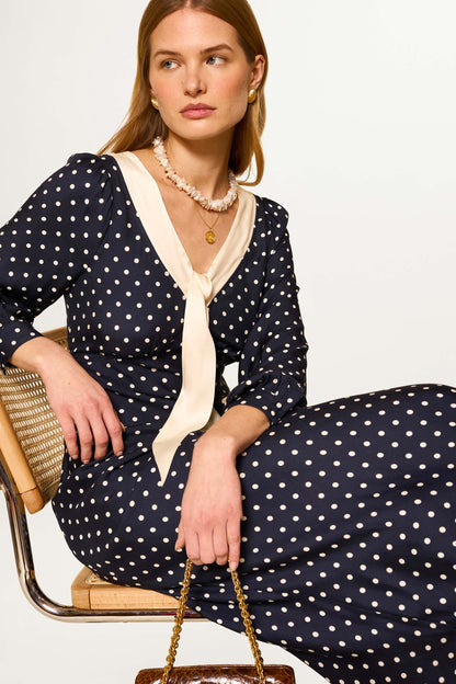 Lotta - Polka Dot Deep Navy
