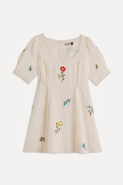 Marne  -  Ombre Floral Embroidery Cream