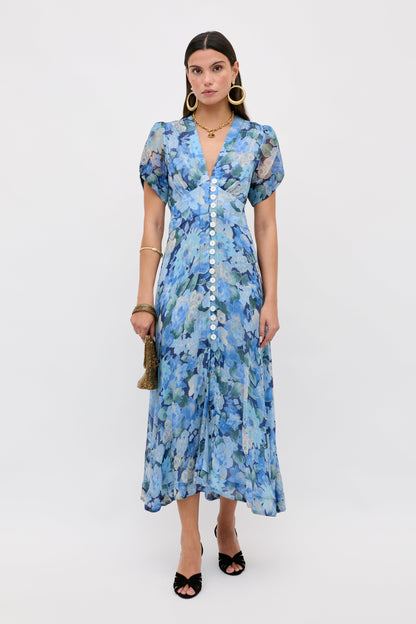 novara dress chelsea floral blue