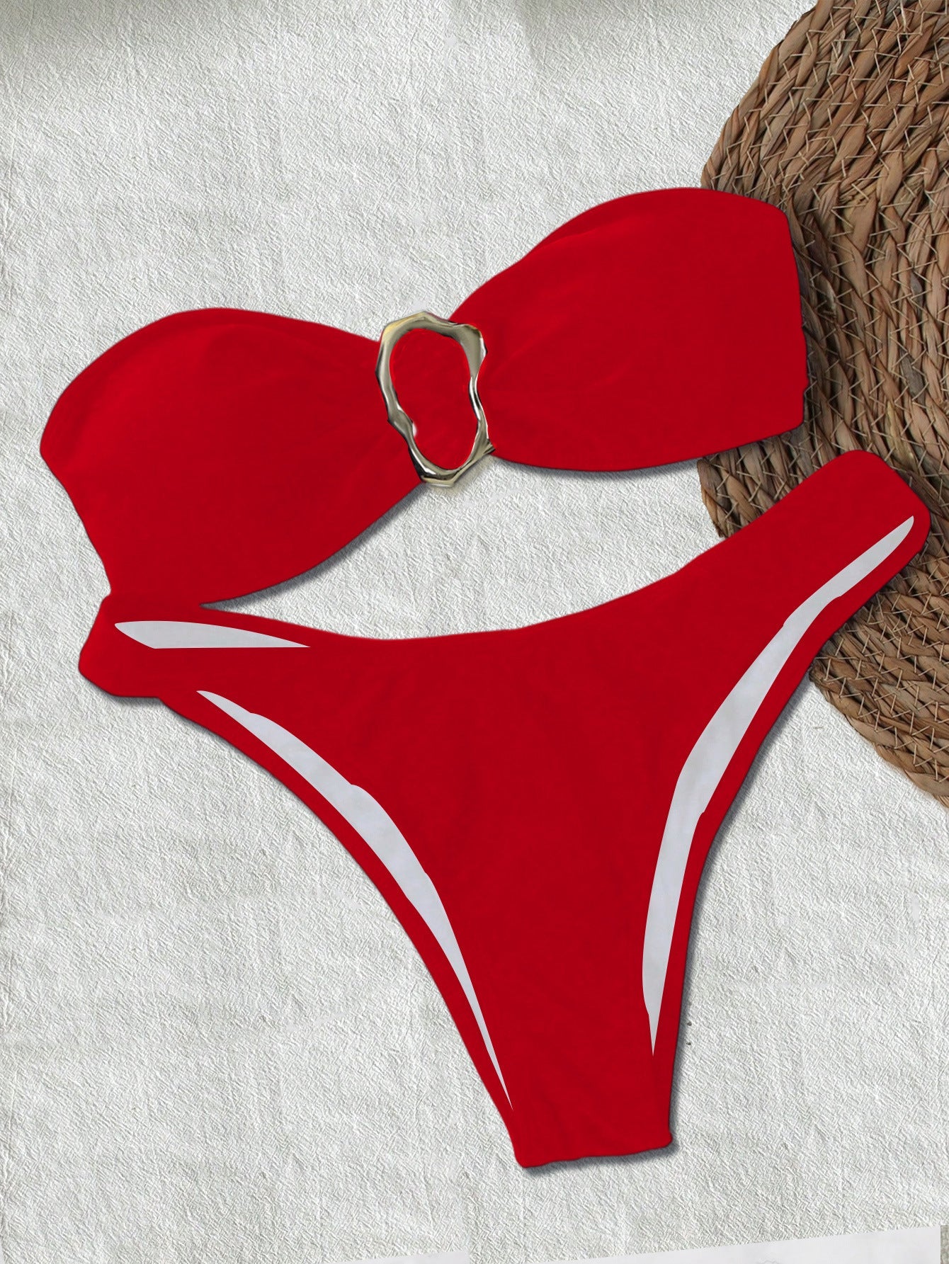 Solid One-Piece Swimsuit