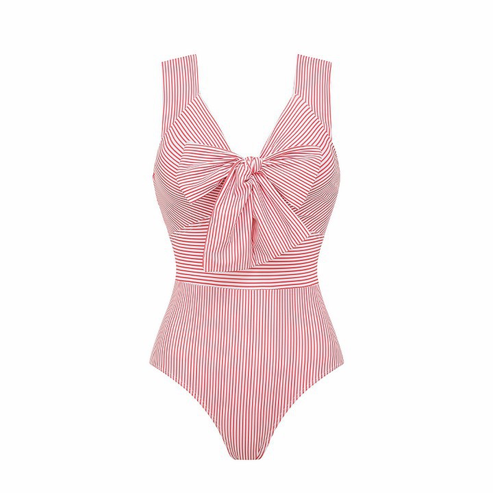 Stripe Bow Cover-Up
