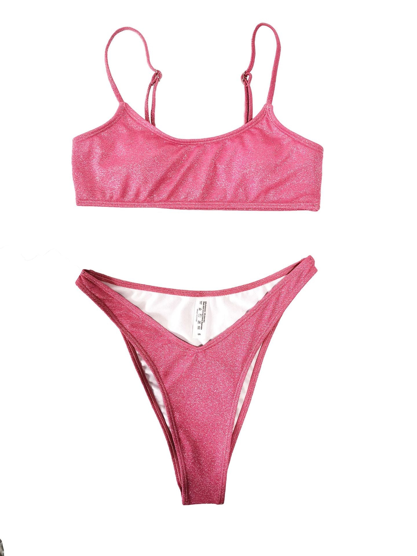 Shimmer Slit Bikini Set