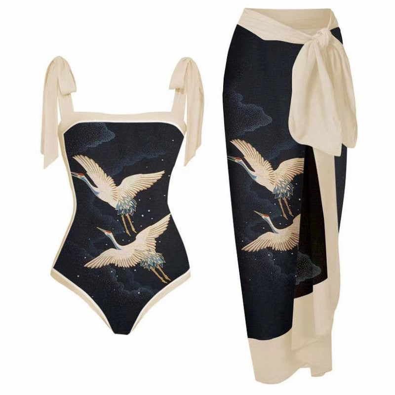 Reversible One-Piece Swimsuit