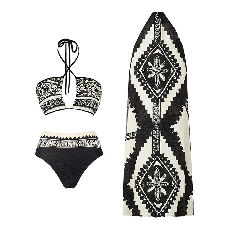 Print One-Piece Swimsuit