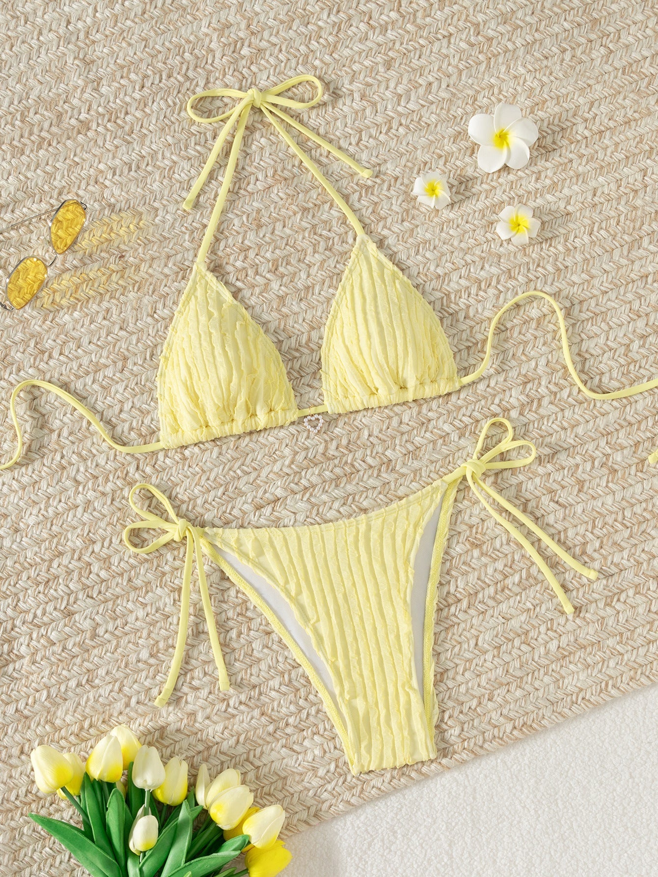 Solid One-Piece Swimsuit