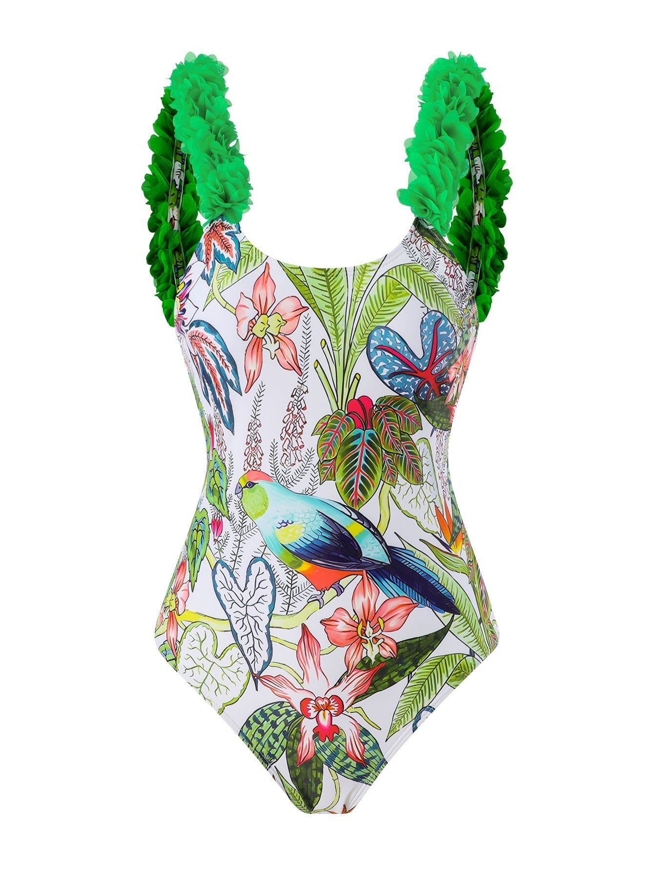 Print Skirted One-Piece Swimsuit
