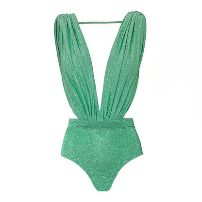 Solid One-Piece Swimsuit