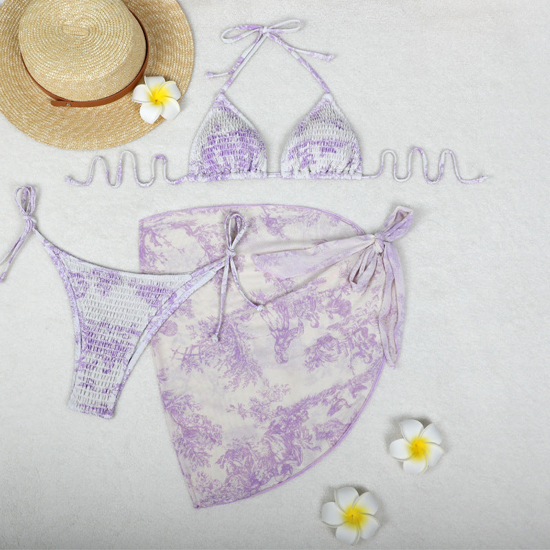 Print One-Piece Swimsuit