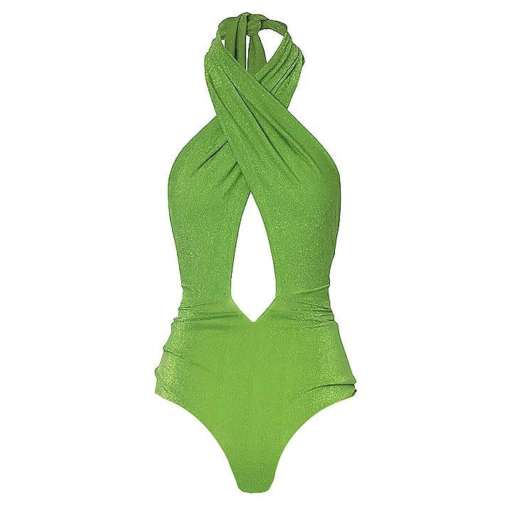 Solid One-Piece Swimsuit