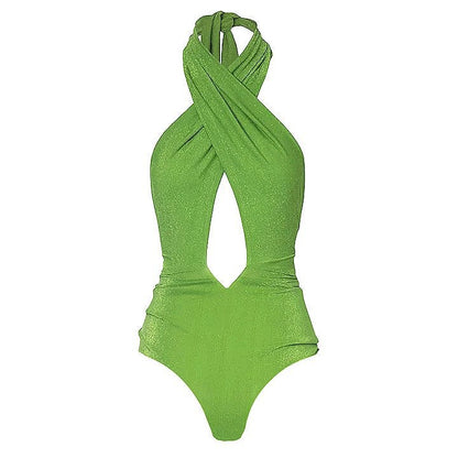 Solid One-Piece Swimsuit