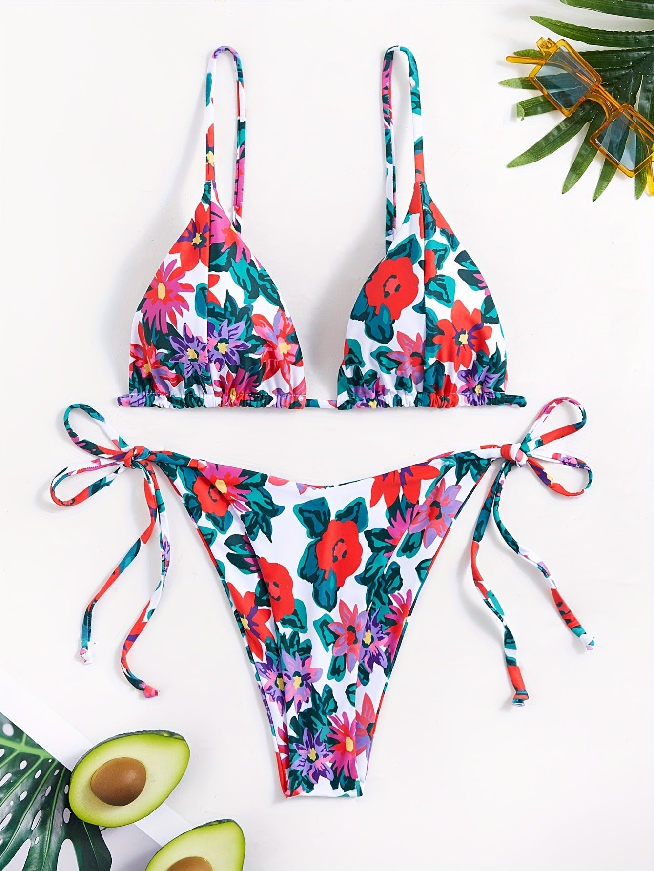 Vintage Floral Bikini Set