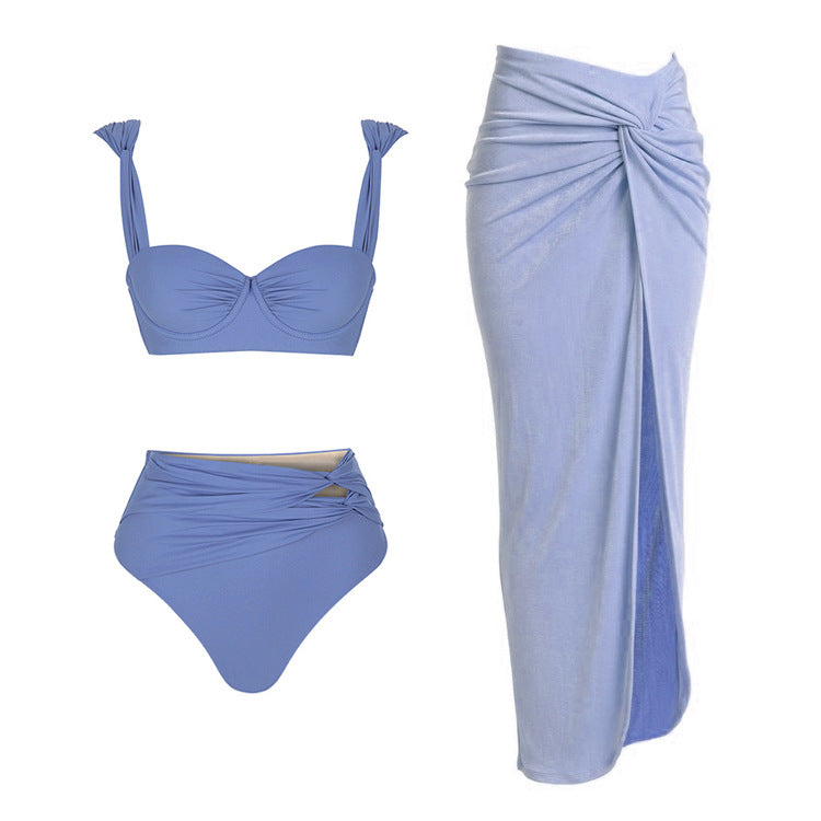 Ring Buckle One-Piece Swimsuit