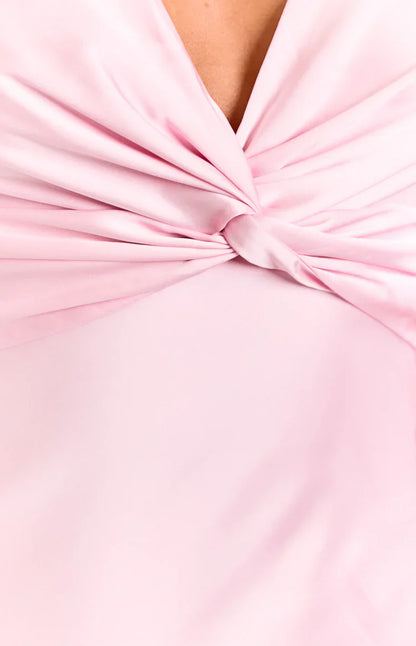 Oden Light Pink Formal Maxi Dress