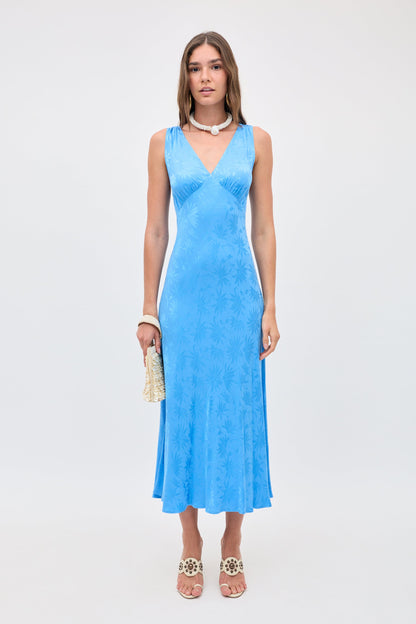 Sandrine - Daisy Jacquard Blue