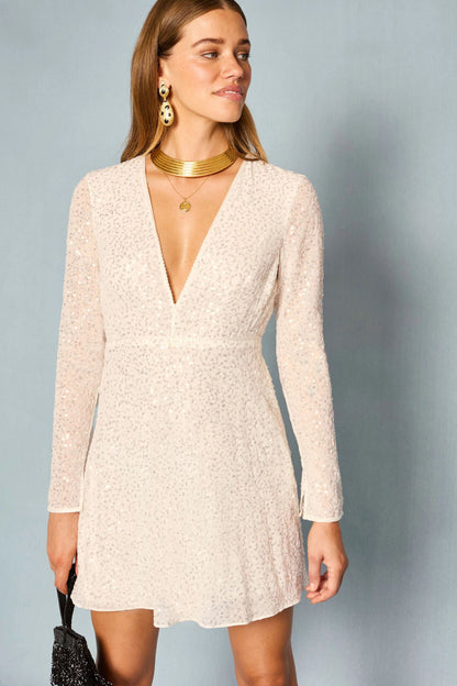 Sira - Squiggle Embellishment Ivory