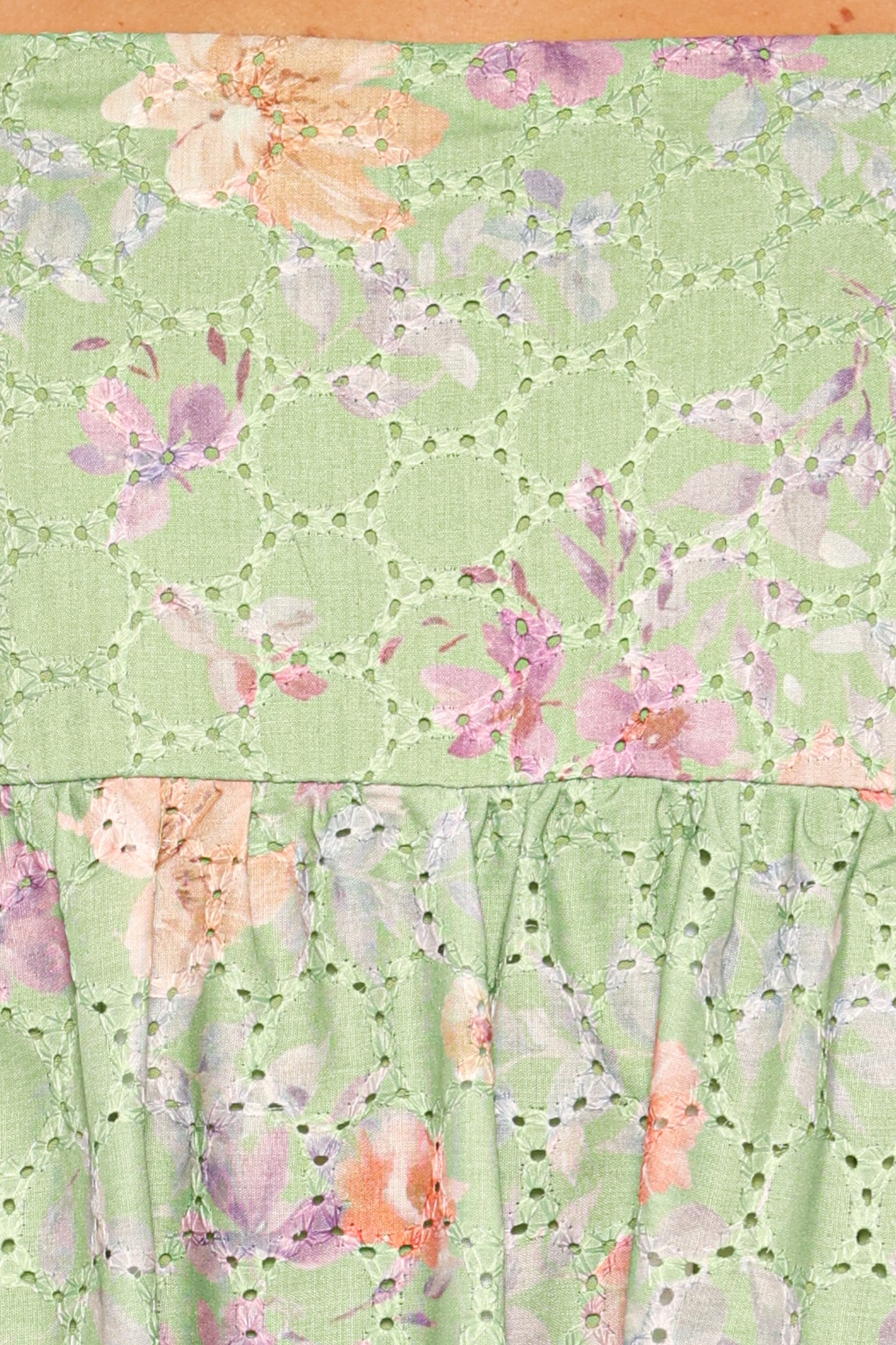 Alyah Maxi Dress - Green Floral
