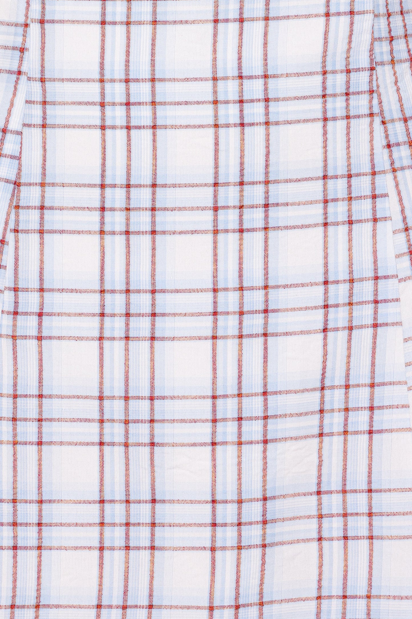 Circe Mini Dress - Light Blue Plaid