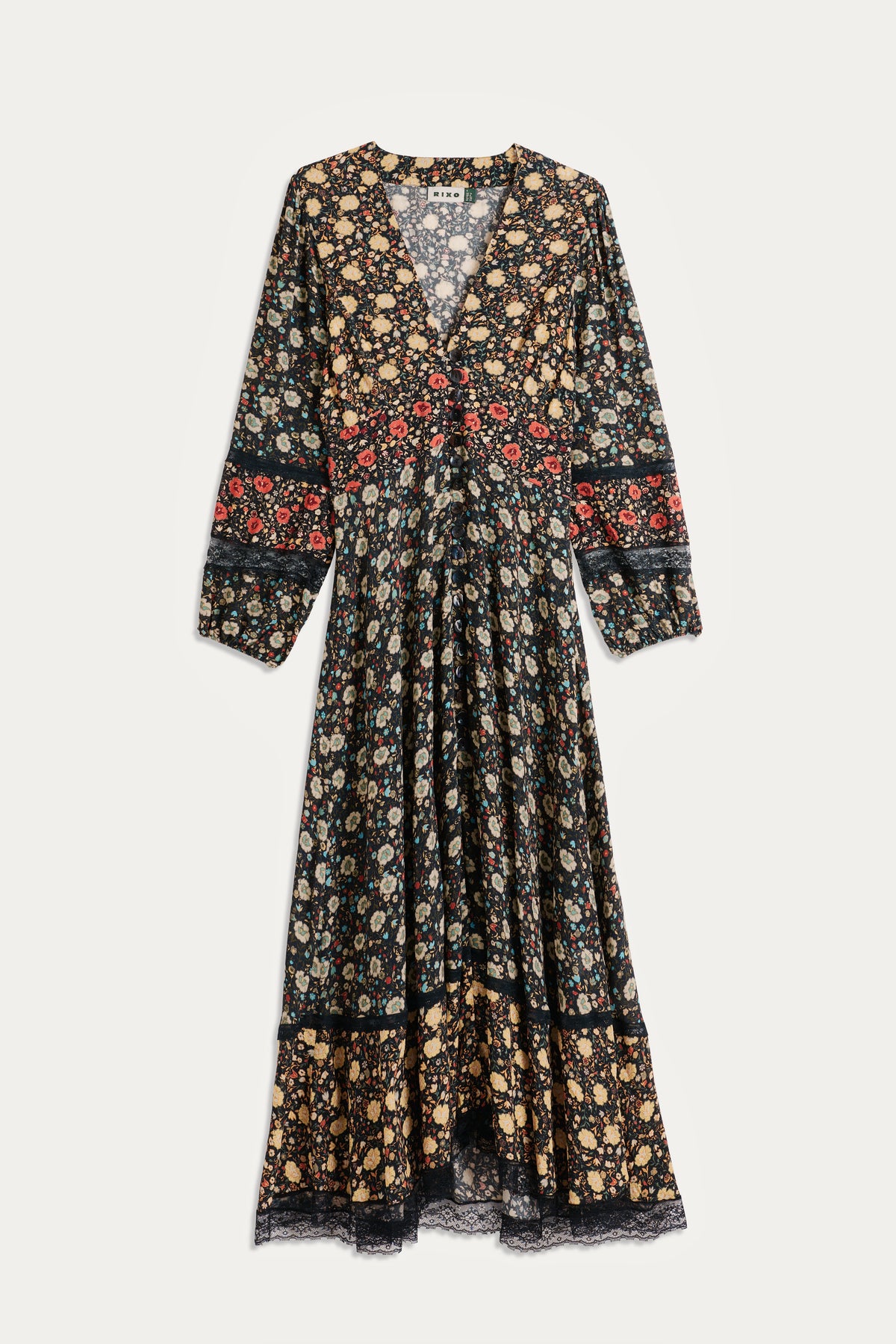Raven  -  Eva Floral Mix Black