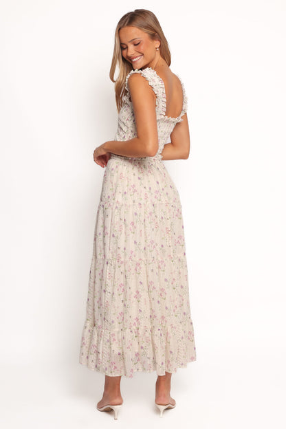 Amberlyn Maxi Skirt - Pink Floral