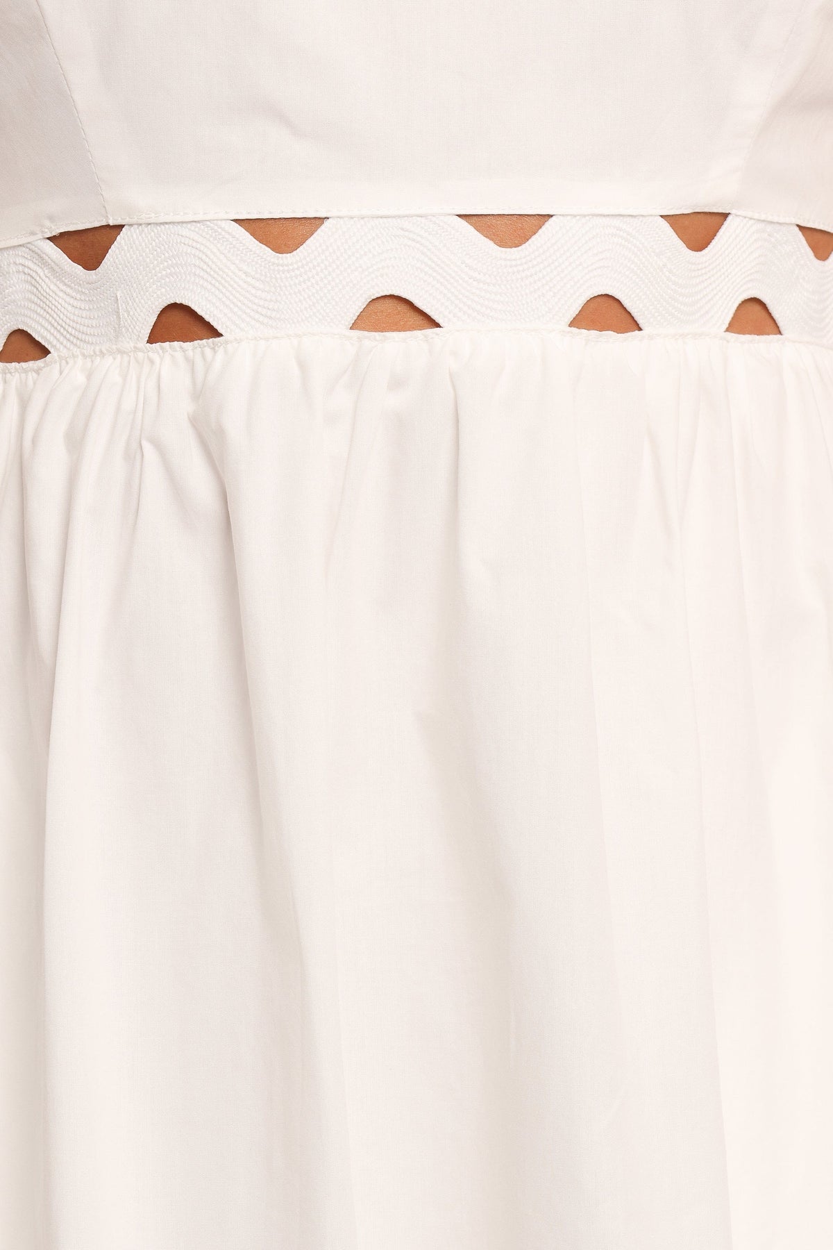 Angelus Midi Dress - White
