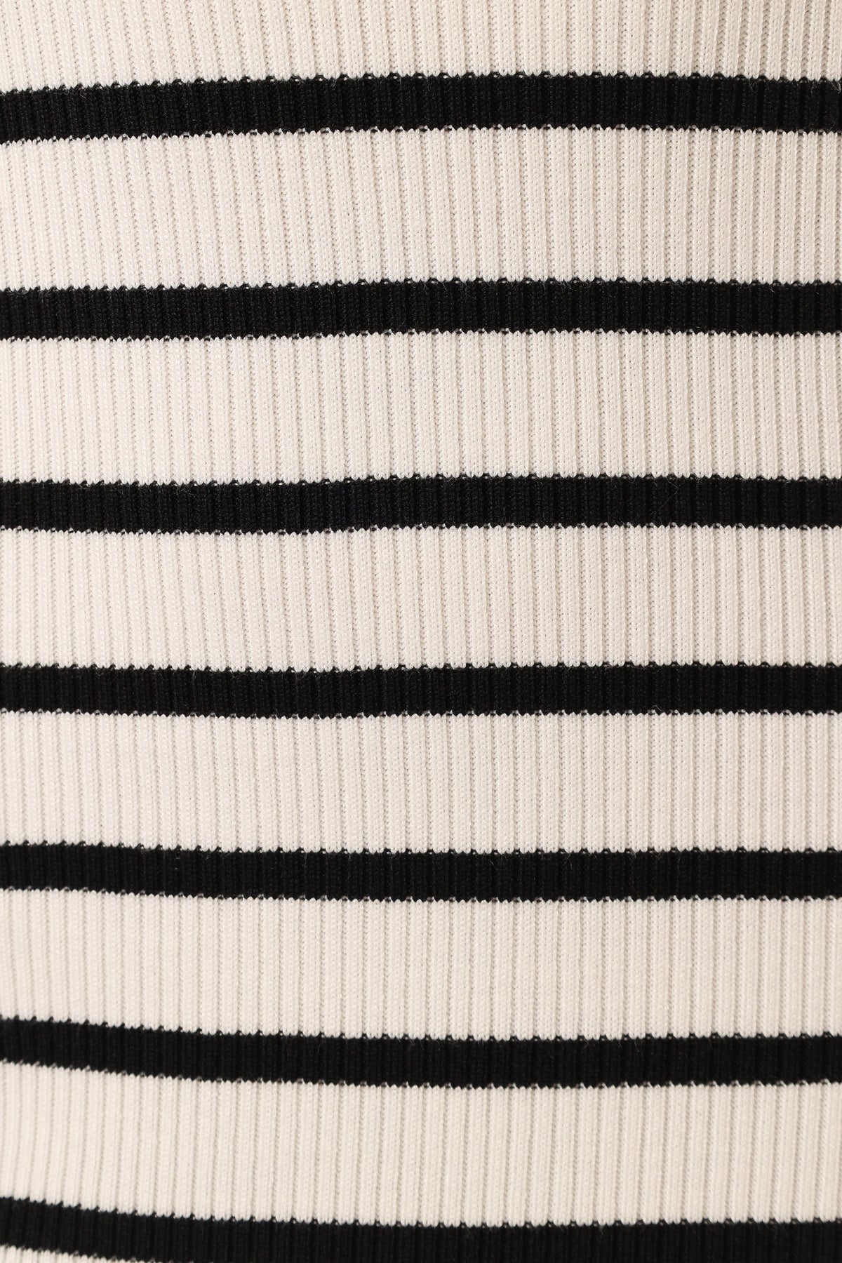 Ashyton Striped Midi Dress - White/Black
