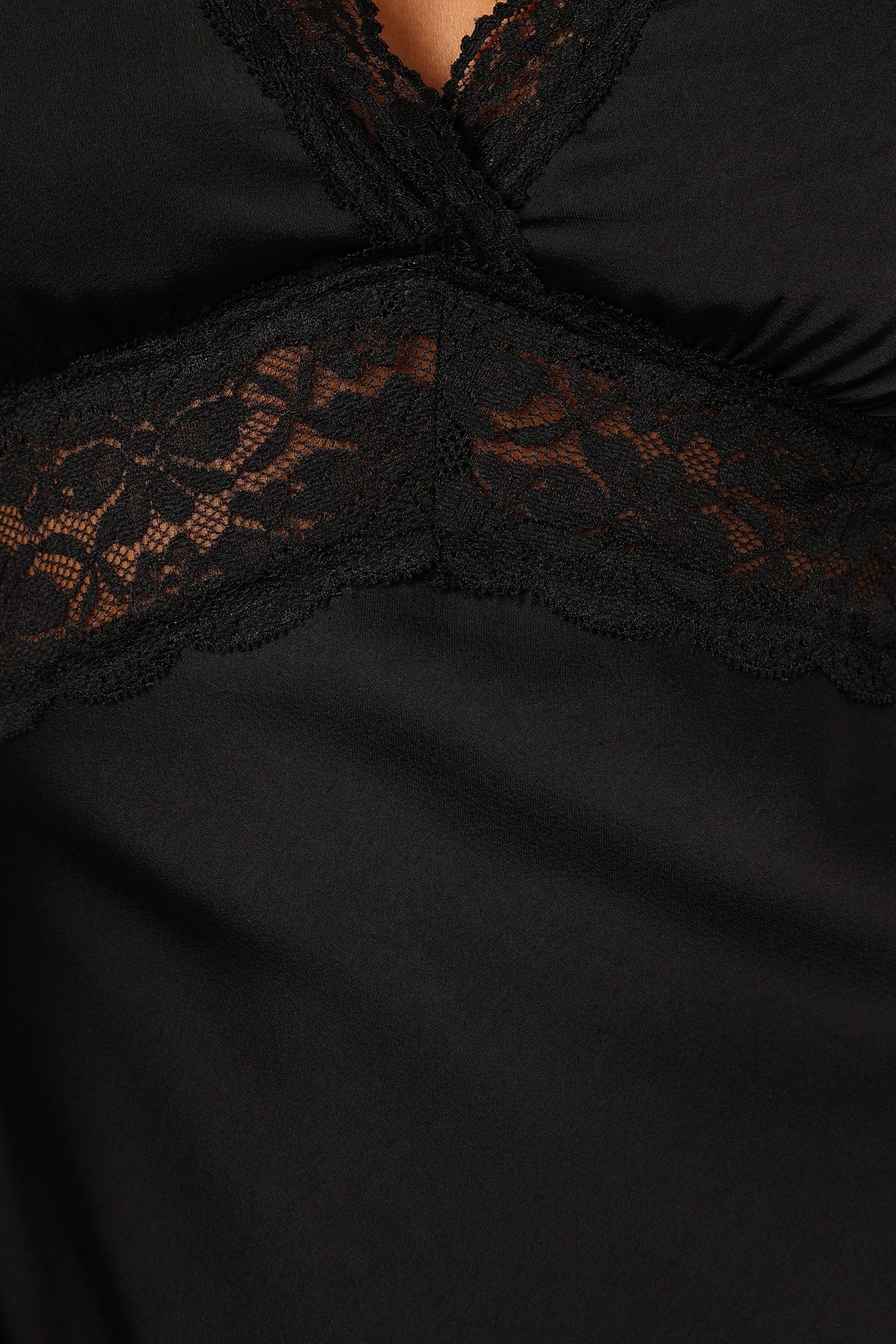 Brennan Maxi Slip Dress - Black