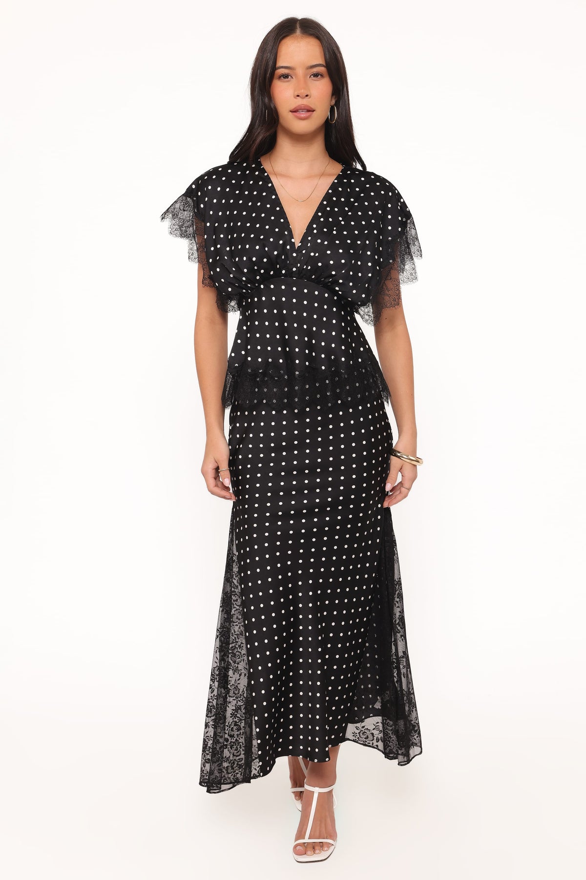 Ailbhe Top - Black Polka Dot