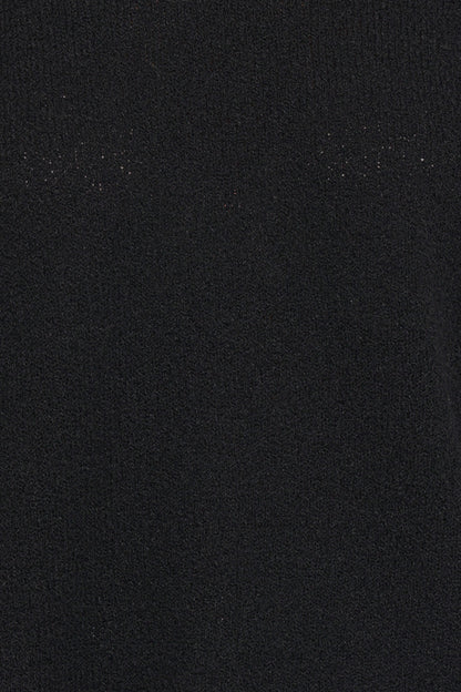 Ardena Boucle Knit Top - Black